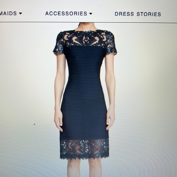 accessories for a navy blue lace dress The Brenet Modest Lace Trim Dress Dark Jewel Teal / S